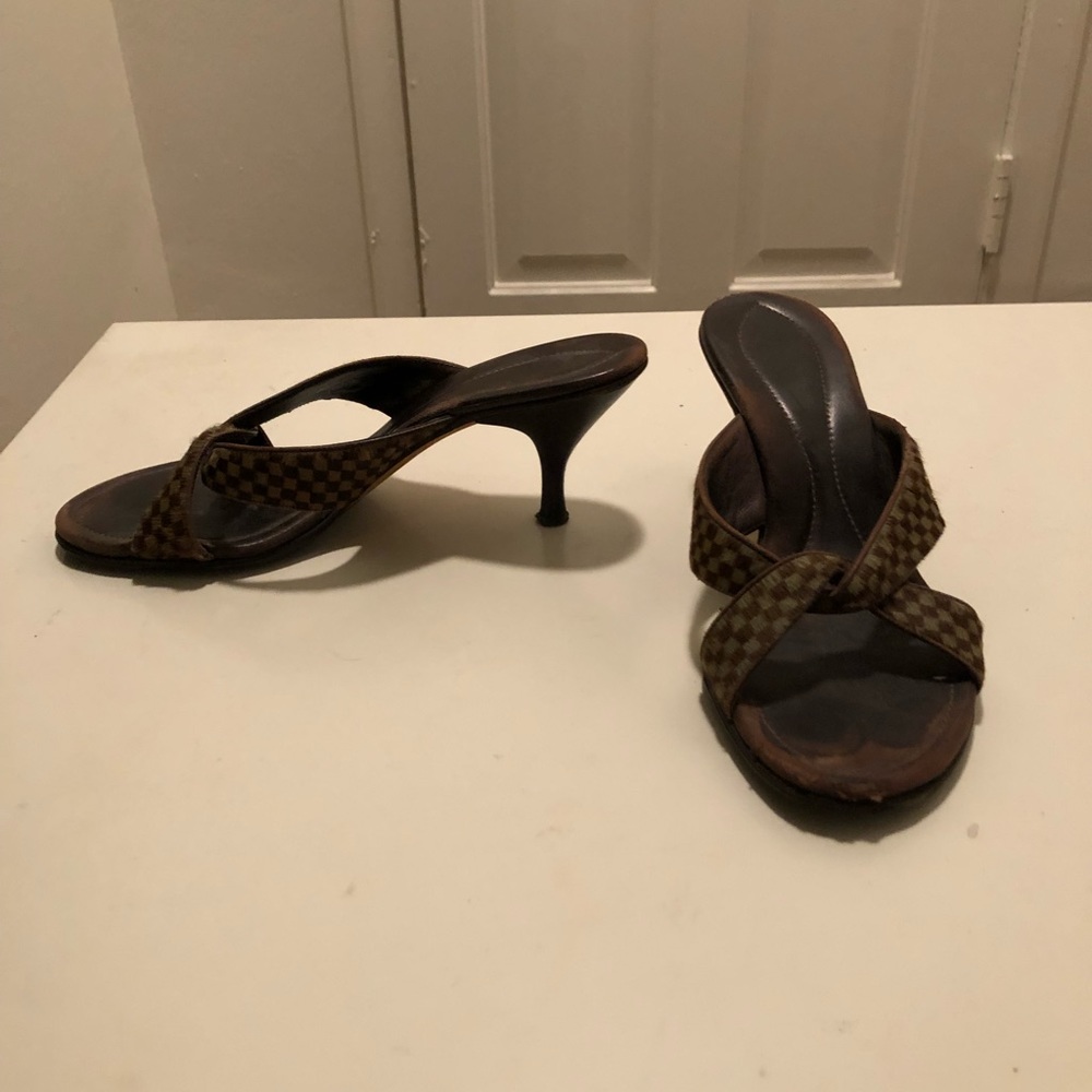 Vintage Louis Vuitton Slingback Heels